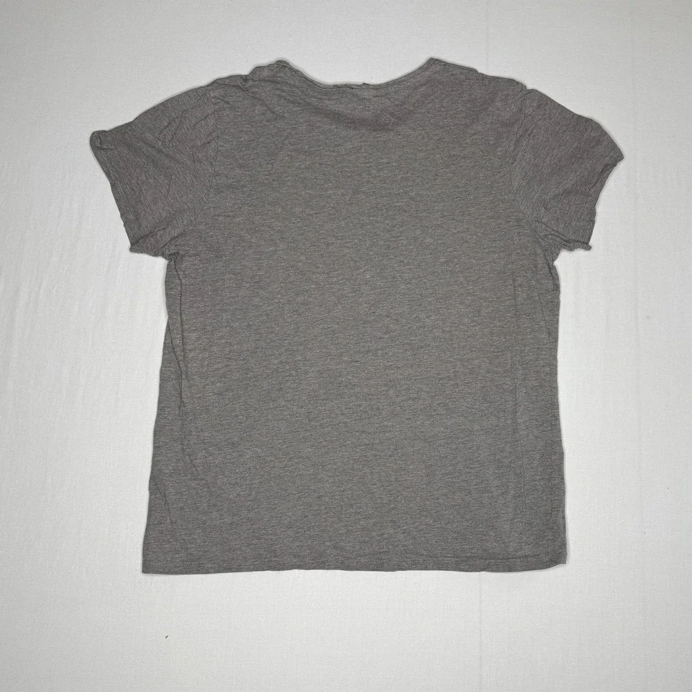 BATMAN Graphic T-Shirt Womens XL Gray Vintage Mask Logo DC Comics Superhero - Picture 4 of 5